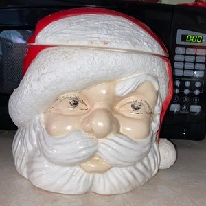 Vintage Santa cookie jar